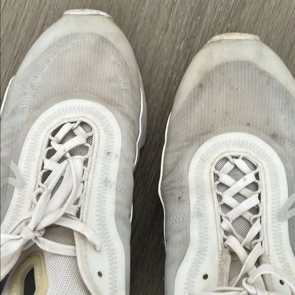 Nike Cream White Athletic Shoes with Breathable Mesh Air Max 2090 - Picture 8 of 8